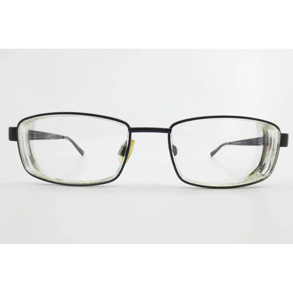 Joseph Abboud JOE4033 Blackjack 001 Black Rectangular Eyeglasses Frames